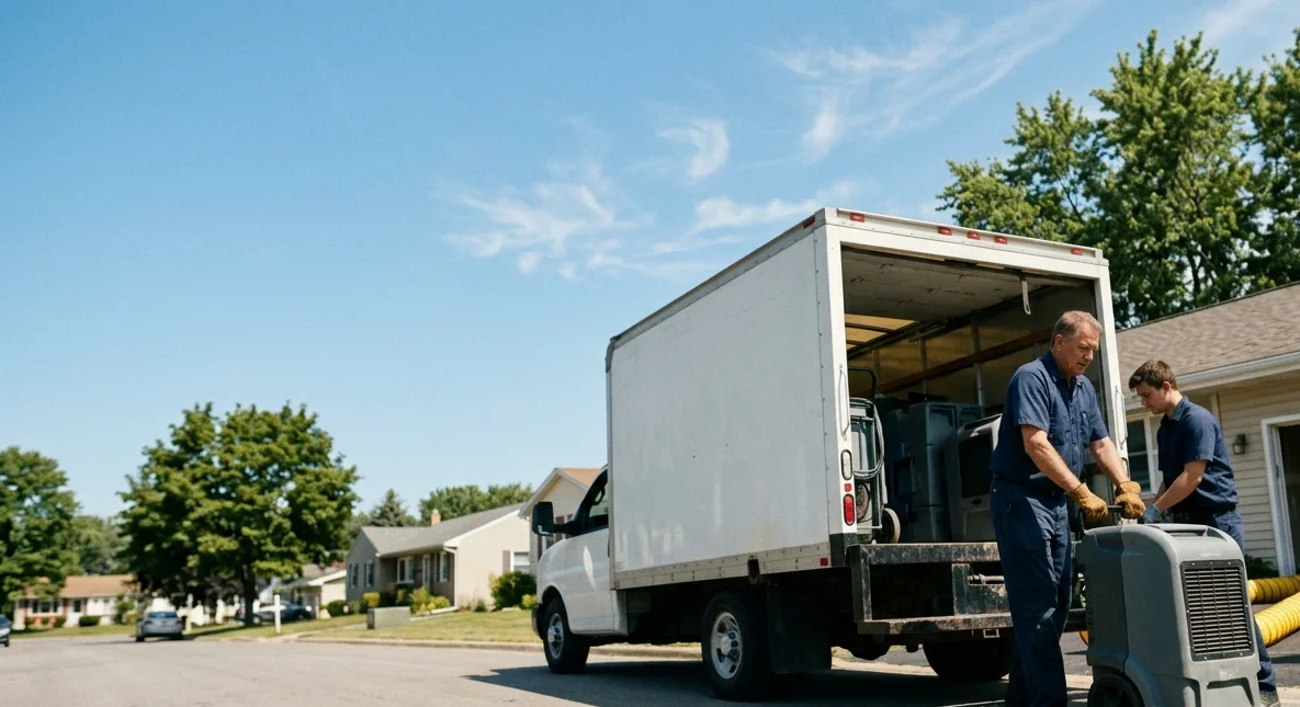Water Damage Cleanup in Danville, OH near me